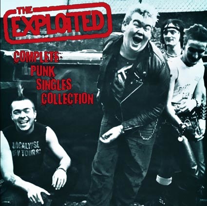 Exploited (The) : Complete punk singles collection doLP (Black V